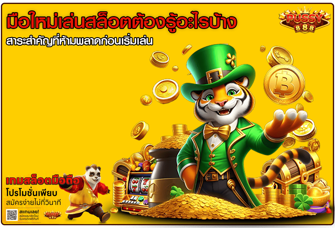 มือใหม่เล่นสล็อตต้องรู้