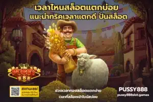 สล็อตน่าเล่นปี 2024 รวมเกมแตกง่าย กราฟิกสวย 3D จากค่ายเกมชั้นนำ - PUSSY888 4 เวลาไหนสล็อตแตกบ่อย