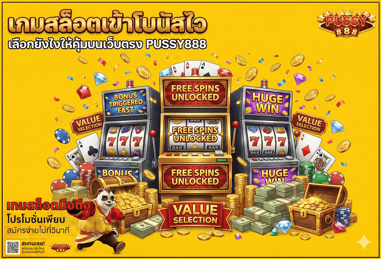 เกมสล็อตเข้าโบนัสไว