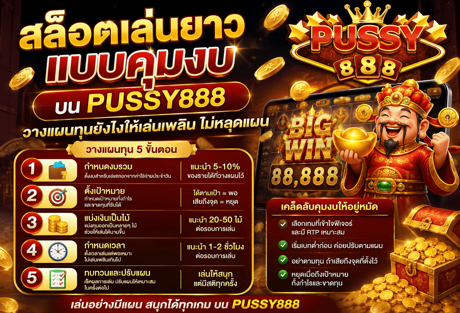 สล็อตเล่นยาวแบบคุมงบ