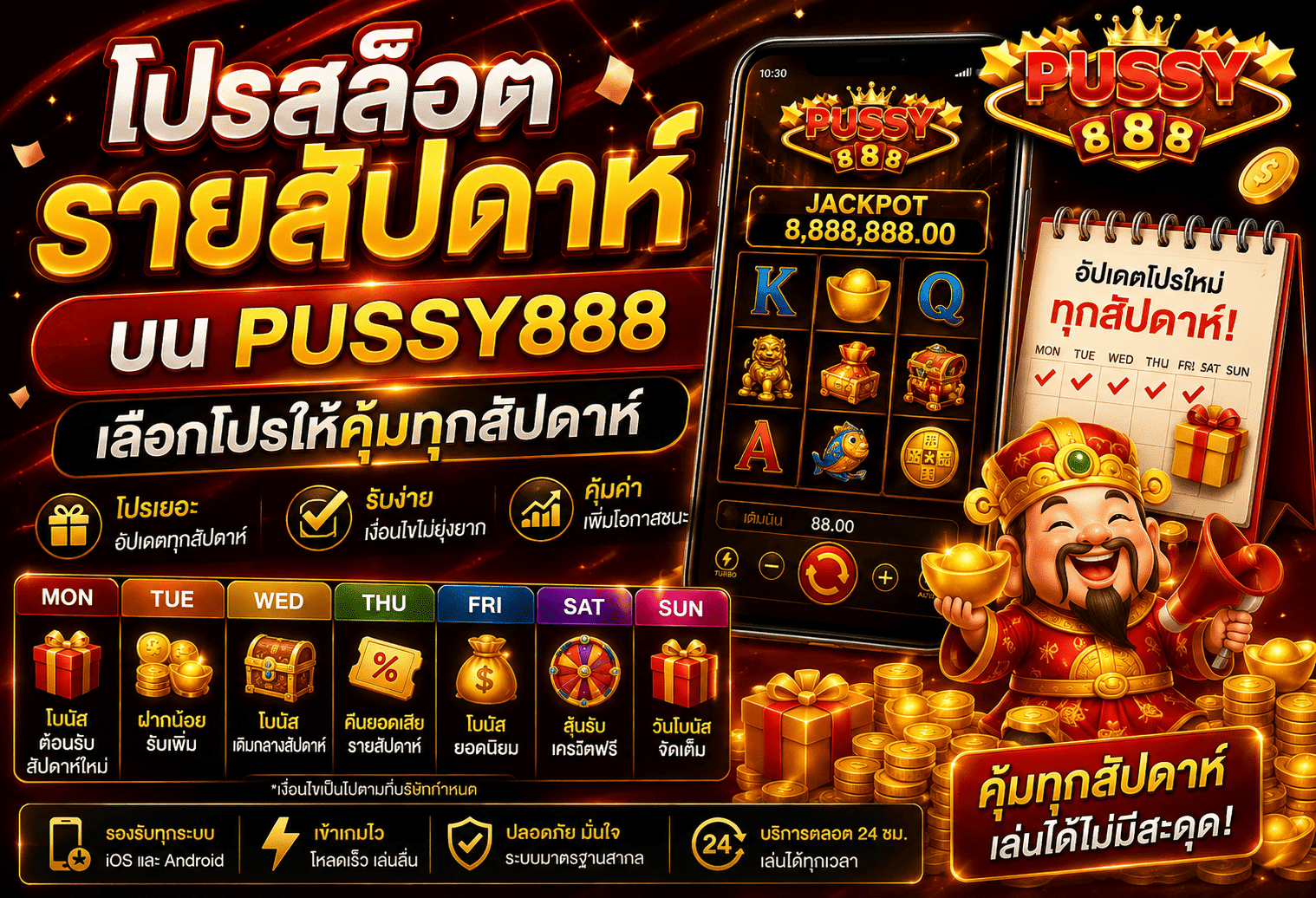 โปรสล็อตรายสัปดาห์